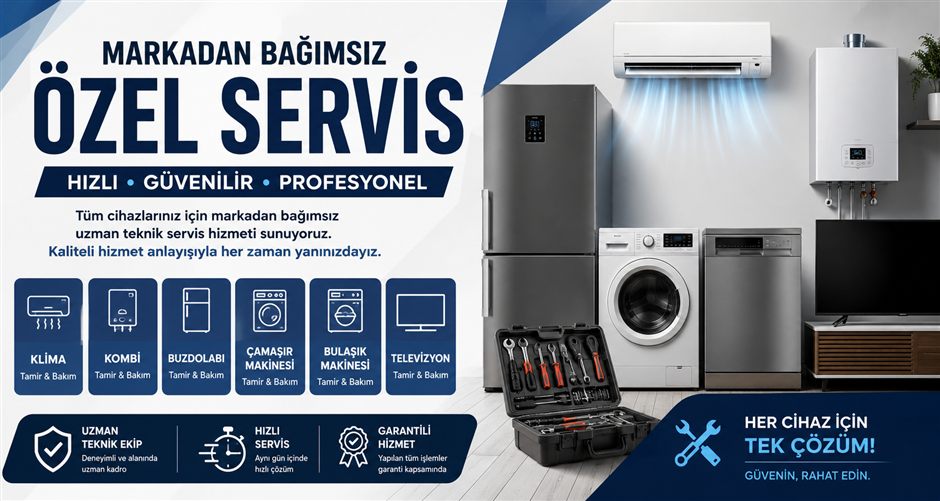 Tomarza Beyaz Eşya Servisi — klima, kombi ve beyaz eşya servisi